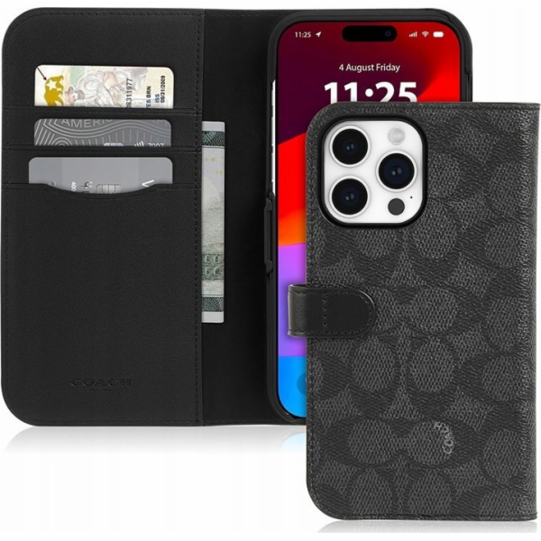 Coach  Folio Signature C Case – Flip Case 2 v 1 pro iPhon...