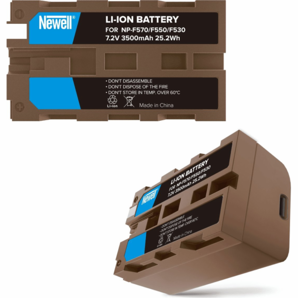 Baterie Newell Náhradní baterie NEWELL NP-F570 USB-C pro ...