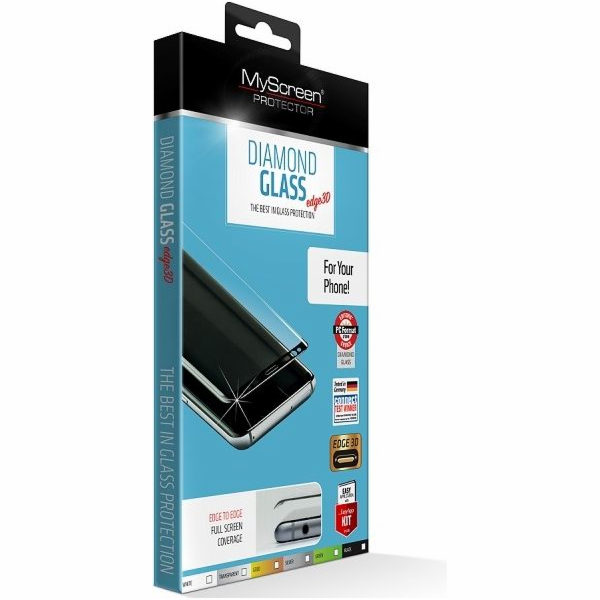 MyScreen Protector MS Diamond Edge 3D iPhone 7/8 Plus čer...
