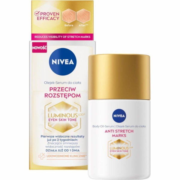 Nivea Luminous630 tělové olejové sérum proti striím 100ml