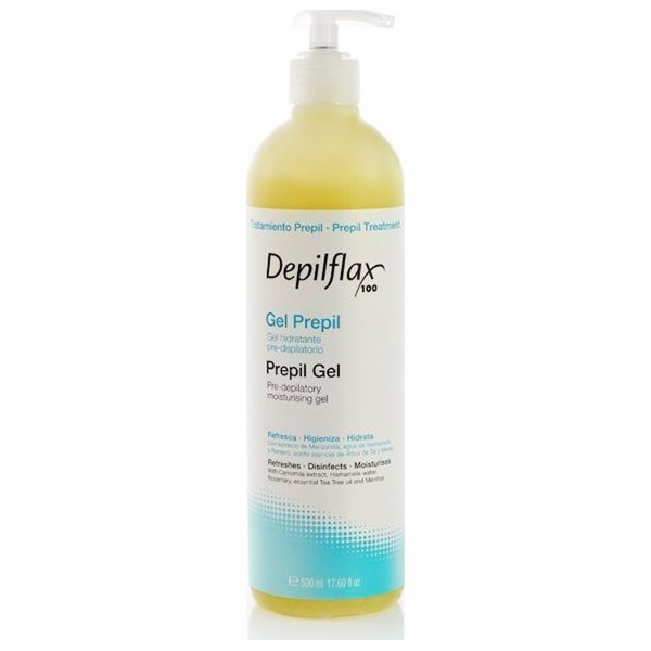 Depilflax  100 PŘEDDEPILAČNÍ GEL 500 ML