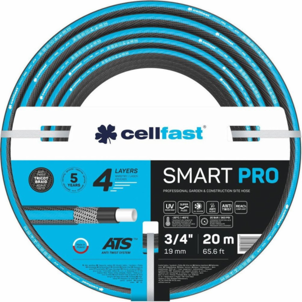 Cellfast SMART PRO ATS zahradní hadice 3/4 20m
