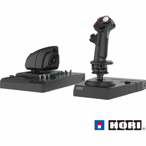 HORI PC joystick Hotas Flight ovladač s montážním systémem
