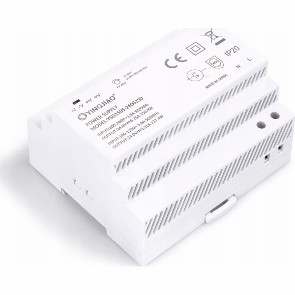 Napájecí zdroj Yingjiao DIN YSDS  24V 6,25A 150W