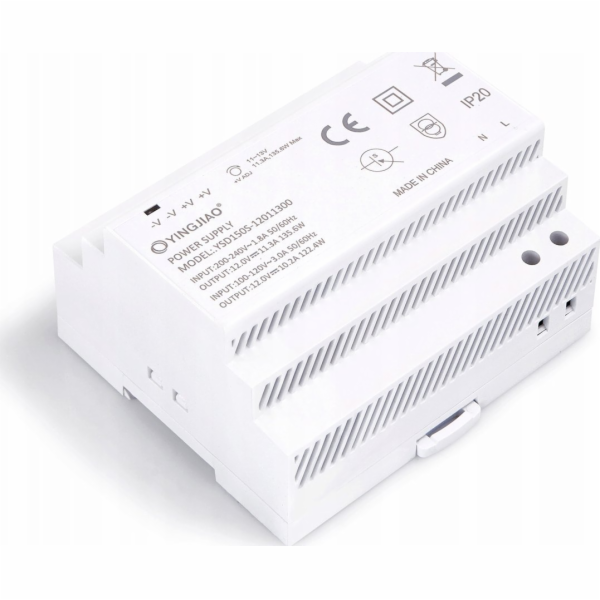 Napájecí zdroj Yingjiao DIN YSDS 12V 11,3A 136W
