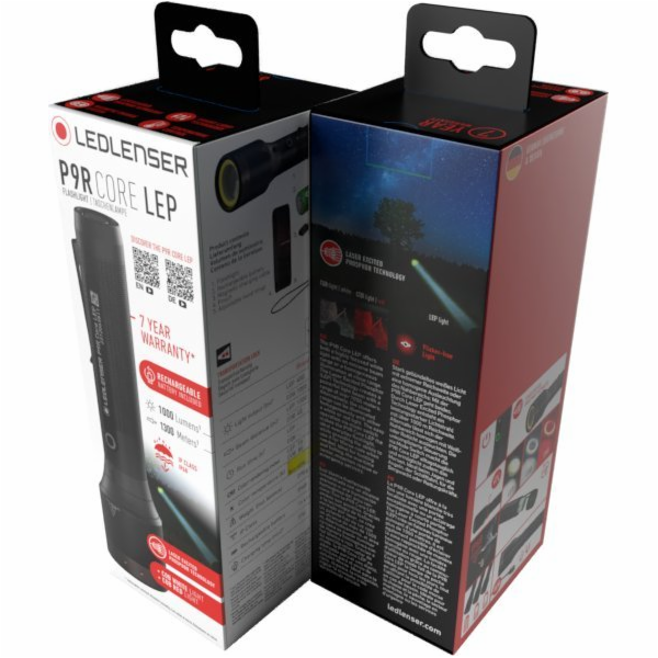 Ledlenser 502987 svítilna Černá Ruční svítilna LED