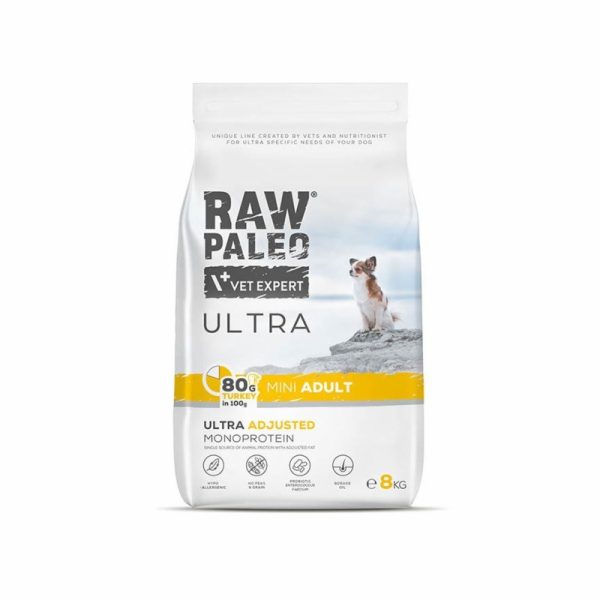 RAW PALEO Ultra Mini Adult Turkey - suché krmivo pro psy ...