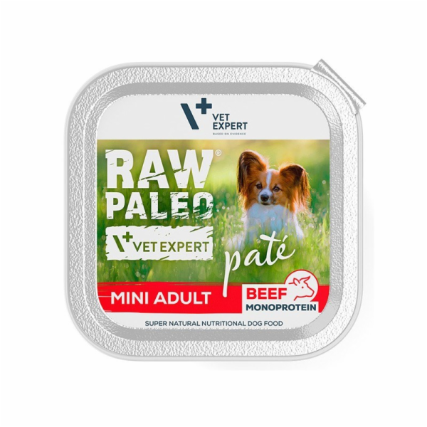 RAW PALEO Pate Mini Adult Beef - mokré krmivo pro psy - 1...