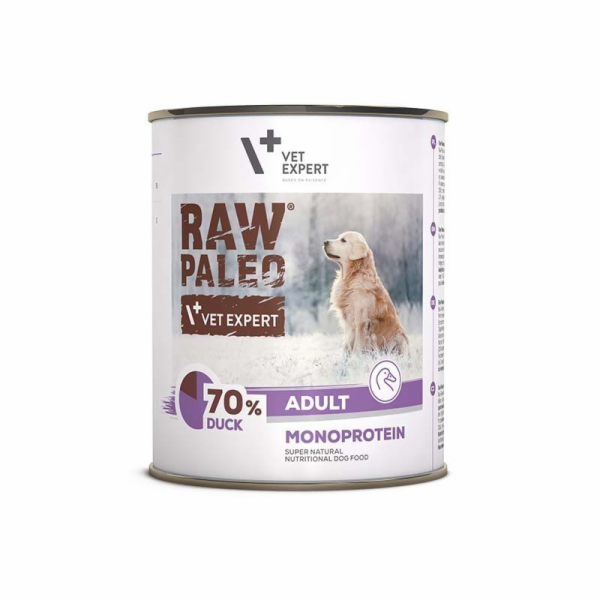 RAW PALEO Adult Monoprotein Duck - vlhké krmivo pro psy -...