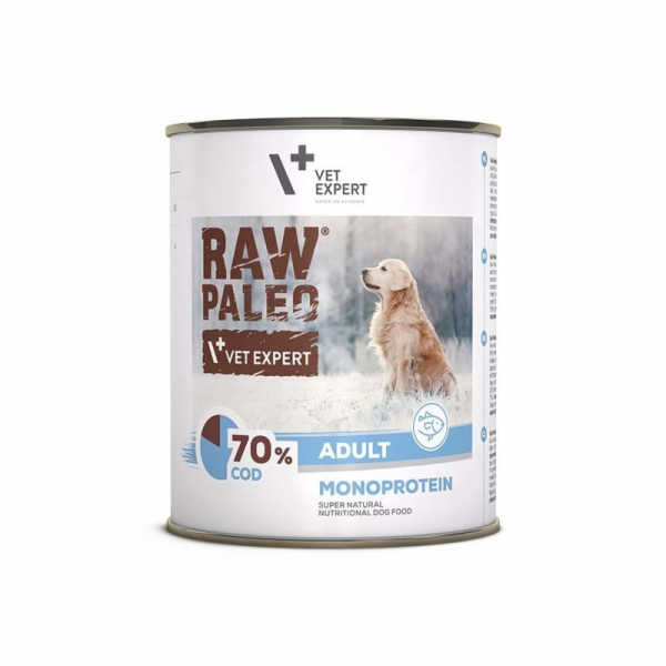 RAW PALEO Adult Monoprotein Cod - vlhké krmivo pro psy - ...