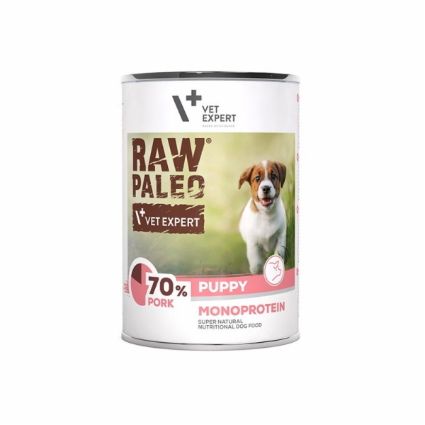 RAW PALEO Puppy Monoprotein Vepřové maso - mokré krmivo p...