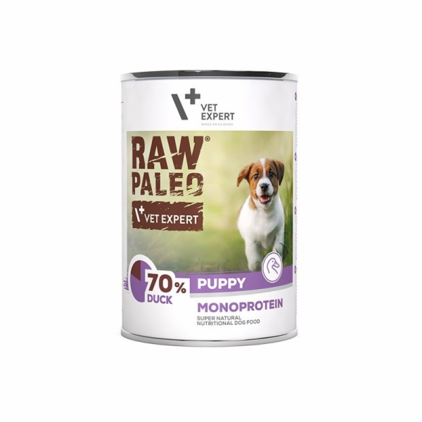 RAW PALEO Puppy Monoprotein Duck - mokré krmivo pro štěňa...