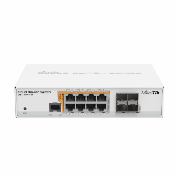 MikroTik CRS112-8P-4S-IN  Cloud Router Switch
