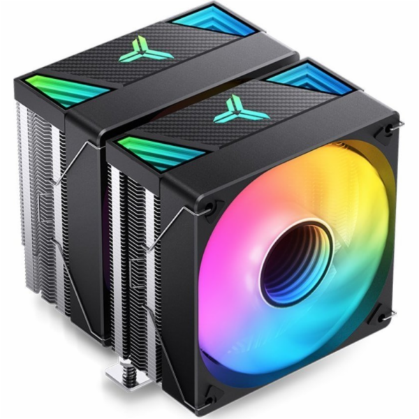 Chladič CPU Jonsbo CR-3000 Dual Tower ARGB – 2x 120 mm černý