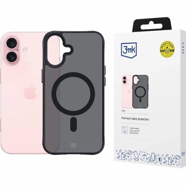 3mk Smoke MagCase pro Apple iPhone 16