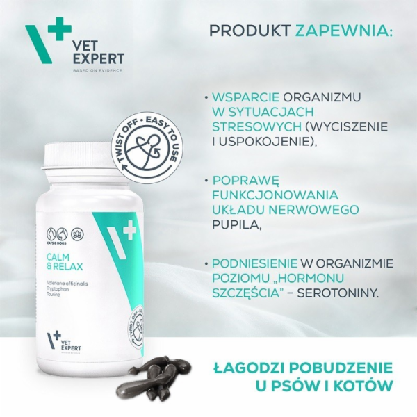 VET EXPERT Calm&Relax - přípravek na příznaky stresu pro ...
