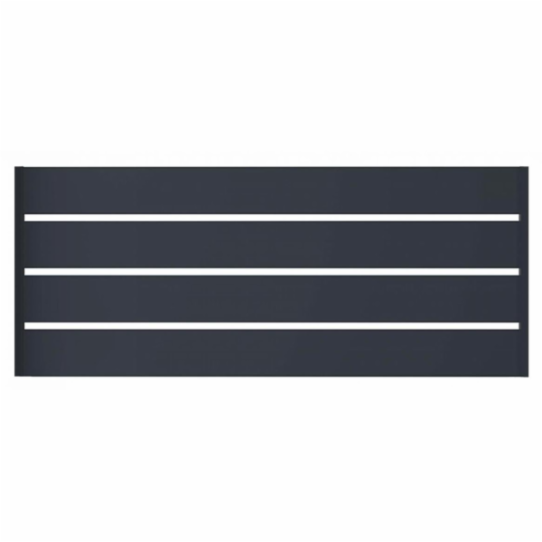 Plotové pole G21 Reno 168x69 cm, antracitové