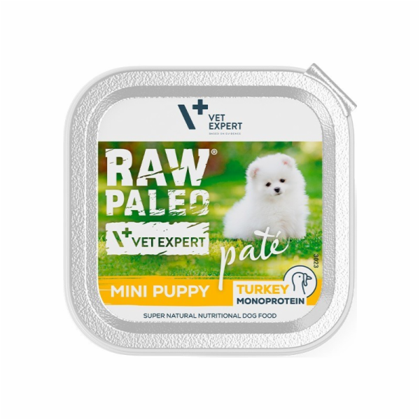 RAW PALEO Pate Mini Puppy Turkey - mokré krmivo pro štěňa...