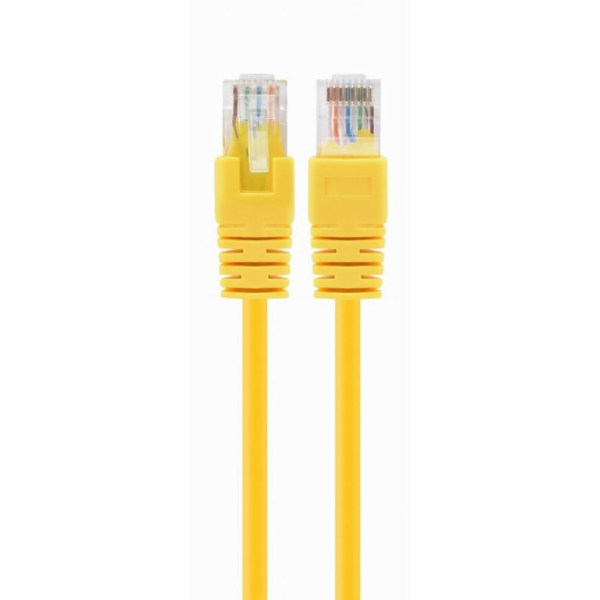 GEMBIRD kabel patchcord Cat5e UTP 0,25m, žlutý