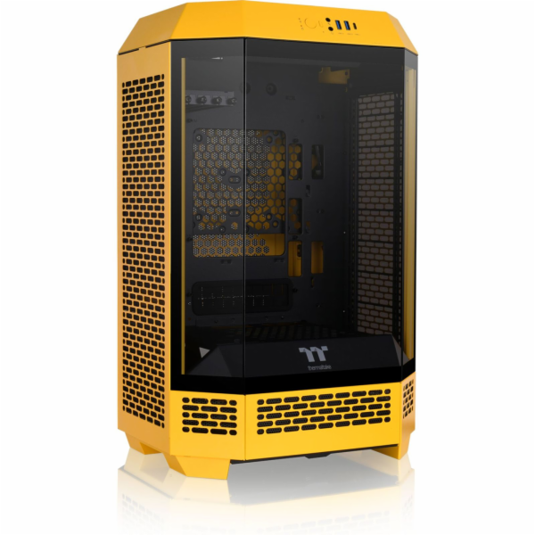 Thermaltake The Tower 300 Bumblebee, tvrzené sklo