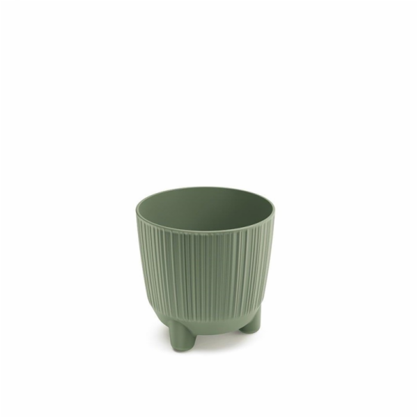 Hrnec Prosperplast Ryfo, plast, H 12,6 cm, zelený