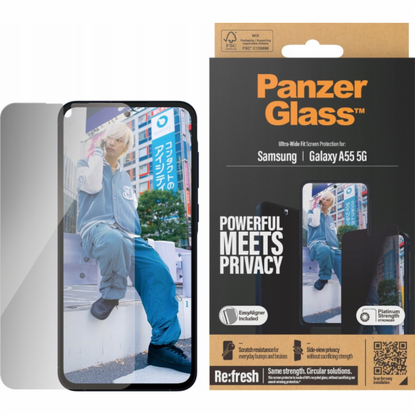 PanzerGlass  Ultra-Wide Fit Sam A55 5G A556 Ochrana soukr...