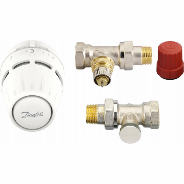 Danfoss 3dílná sada Regus RA matice +RA-N+RLV-S 15 rovná