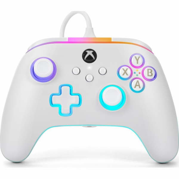 PowerA XS Pad Advantage Drátová podložka Lumectra, bílá