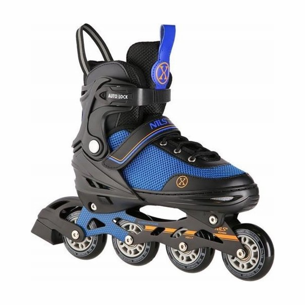 Nils Extreme NH18188A 2v1 kolečkové brusle ČERNÉ A ORANŽO...