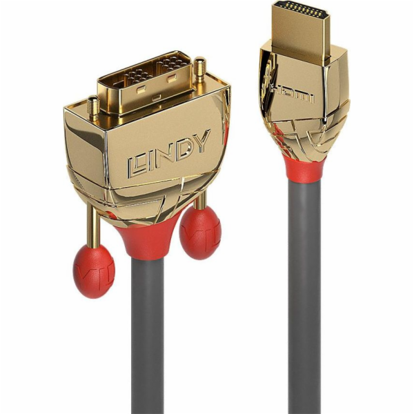 Lindy HDMI - DVI-D kabel 0,5 m černý (JAB-3884321)