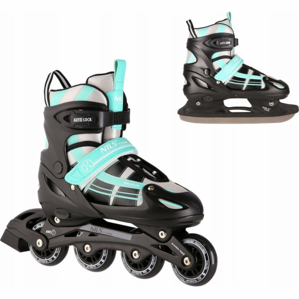 Nils Extreme NH18366A inline brusle 2v1 MINT VELIKOST (31...