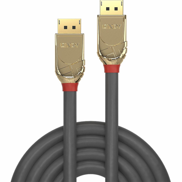Lindy DisplayPort – kabel DisplayPort 0,5 m zlatý (36290)