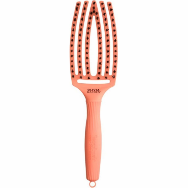 Olivia Garden Finger Brush Medium Blush Coral - Rozčesáva...