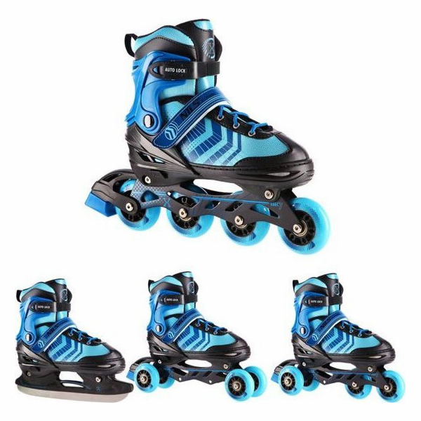 NILS EXTREME Brusle NH18192A 4v1 černo-modré L(39-43), 39