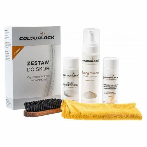 Colourlock Silná sada na čištění kůže s pečujícím mlékem