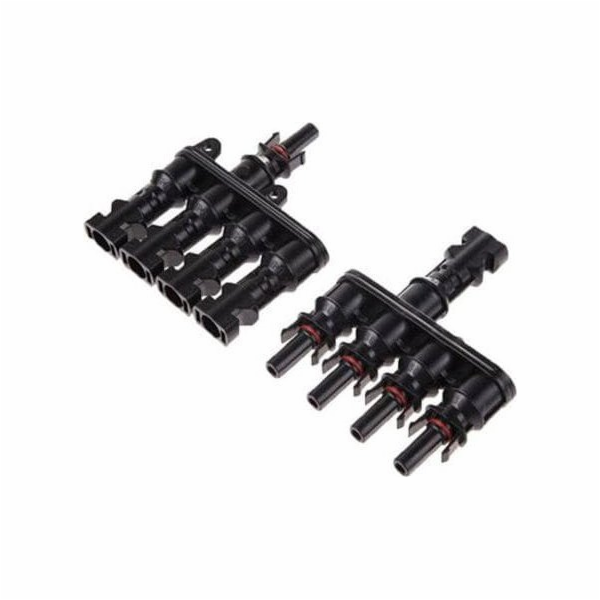 Maxx PARALELNÍ KONEKTOR ZÁMEK + ZÁSUVKA MC4 4->1