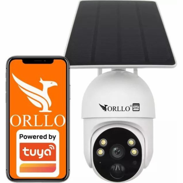 ORLLO IP kamera Bezdrátová 4G LTE otočná IP kamera se sol...