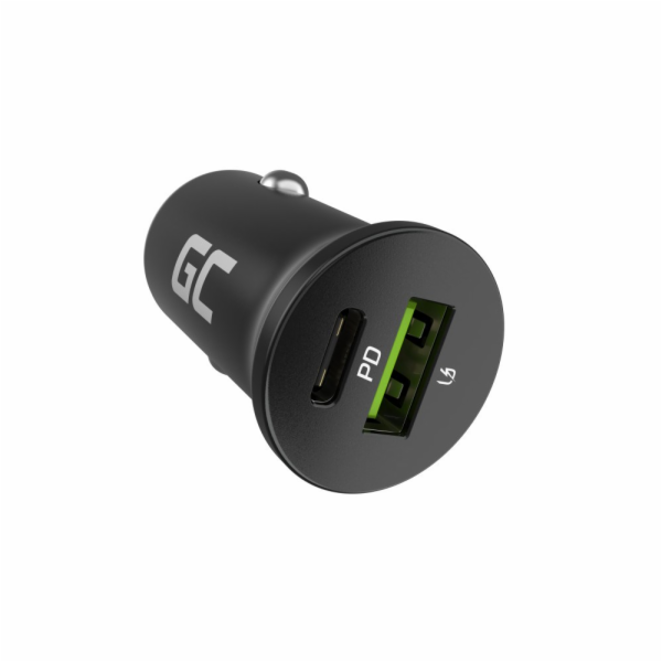 Green Cell GC PowerRide Nano38 38W 6A 1x USB-C 1x USB-A n...