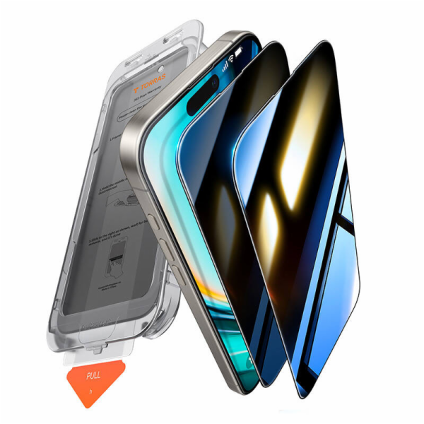 Tvrzené sklo Install Master Privacy pro iPhone 16