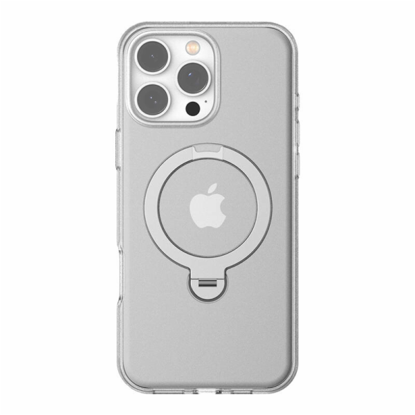 Torras Ostand Spin Series Case for iPhone 16 Pro (Transpa...