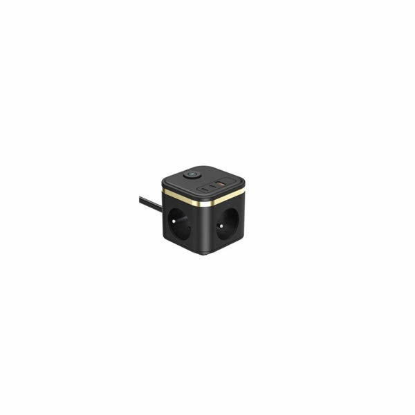 Viking síťový adaptér YC33, 3x 230 V, 1x USB-A, 2x USB-C,...