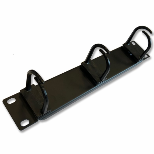 Vyvazovací panel Triton 10" černý 1U 3x plast 10" vyvazov...