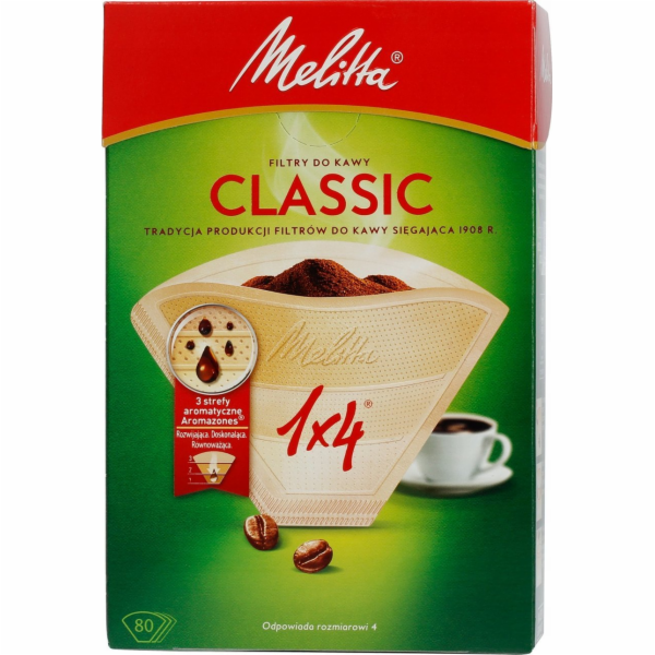 Melitta filtry Gourm.Intense 1x4/80ks