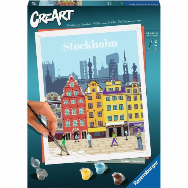 Ravensburger CreArt - Barevný Stockholm, malba