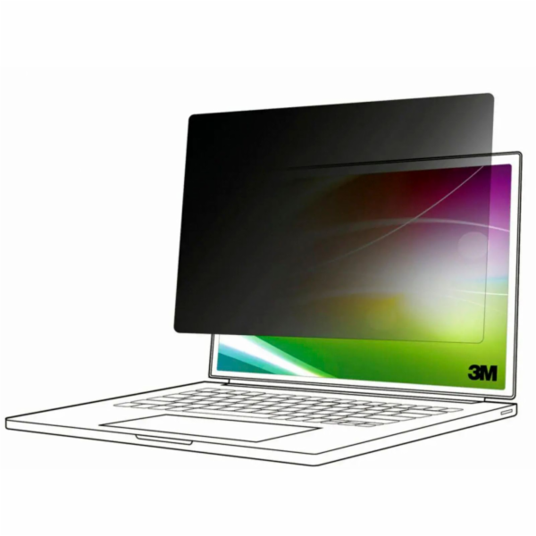 3M BP133W1E Blickschutzf. 16:10 13,3" Bright Screen Vollb...