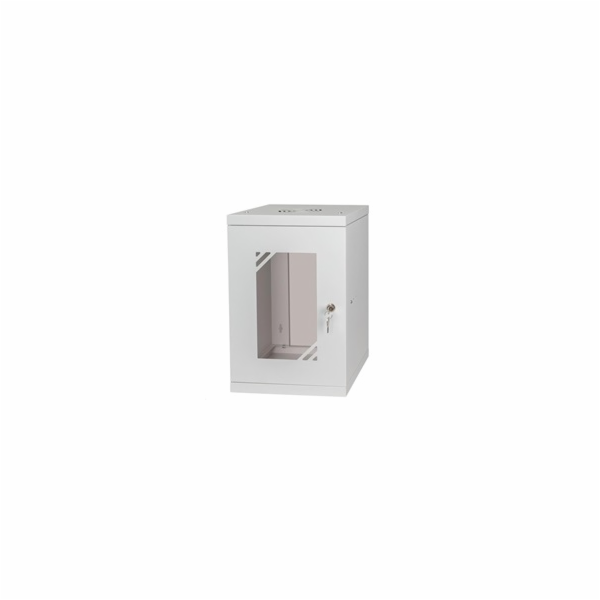 LEXI-Net 10" nástěnný rozvaděč Basic 9U 292x300, skleněné...