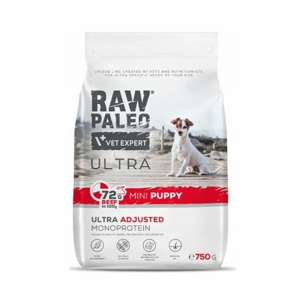VETEXPERT Raw Paleo Ultra Mini Puppy Beef - suché krmivo ...