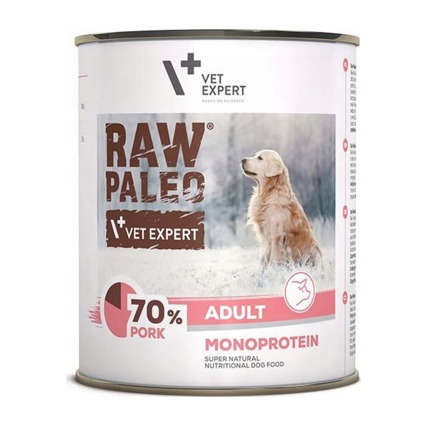 VETEXPERT Raw Paleo Adult Monoprotein Vepřové maso - vlhk...