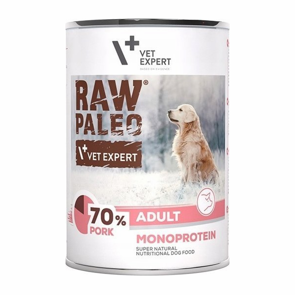 VETEXPERT Raw Paleo Adult Monoprotein Vepřové maso - vlhk...