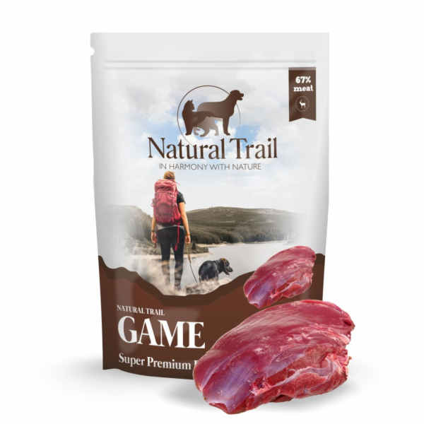 NATURAL TRAIL Pouch Game - vlhké krmivo pro psy - 500g